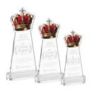 Crown Clear on Alberton Base Abstract / Misc Crystal Award