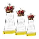 Crown Gold on Alberton Base Abstract / Misc Crystal Award