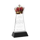 Crown Black on Hartford Base Abstract / Misc Crystal Award