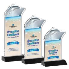 Voyager Full Color Black Abstract / Misc Crystal Award - Newest Additions