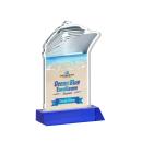 Voyager Full Color Blue Abstract / Misc Crystal Award