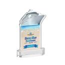 Voyager Full Color Clear on Alberton Base Abstract / Misc Crystal Award