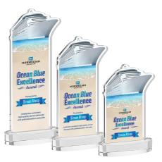 Voyager Full Color Clear on Alberton Base Abstract / Misc Crystal Award - Newest Additions