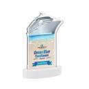 Voyager Full Color White on Alberton Base Abstract / Misc Crystal Award