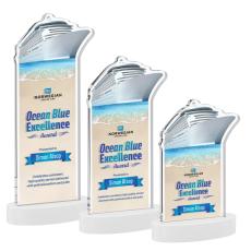 Voyager Full Color White on Alberton Base Abstract / Misc Crystal Award - Newest Additions