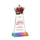 Crown Full Color Prismatic Abstract / Misc Crystal Award