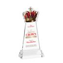 Crown Full Color Clear on Hartford Base Abstract / Misc Crystal Award