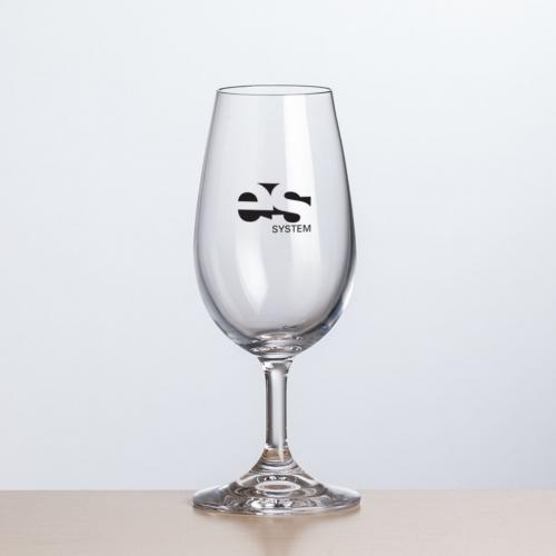 Corporate Gifts, Recognition Gifts and Desk Accessories - Etched Barware - Wine Glasses - Woodbridge Wine Taster - Imprinted 7.25oz