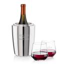 Pescara Wine Cooler & Tucson Stemless Wine Set