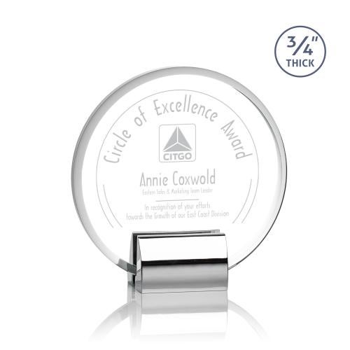 Corporate Awards - Metal Awards - Sutherland Circle Crystal Award