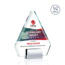 Roxborough Full Color Chrome Crystal Award