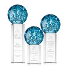 Addison Spheres on Dakota Base Glass Award - Corporate Awards