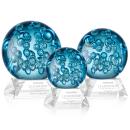Addison Clear on Sheffield Base Spheres Glass Award