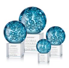 Addison Spheres on Granby Base Glass Award - Glass Awards