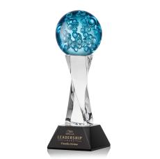 Addison Black on Langport Base Spheres Glass Award - Glass Awards
