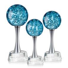 Addison Spheres on Willshire Base Glass Award - Newest Additions