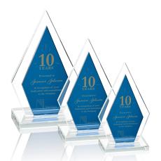 Zarita Blue Crystal Award - Crystal Awards