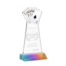 Poker Prismatic Abstract / Misc Crystal Award
