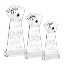 Poker Clear on Alberton Base Abstract / Misc Crystal Award - Crystal Awards
