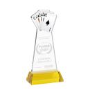 Poker Gold on Hartford Base Abstract / Misc Crystal Award