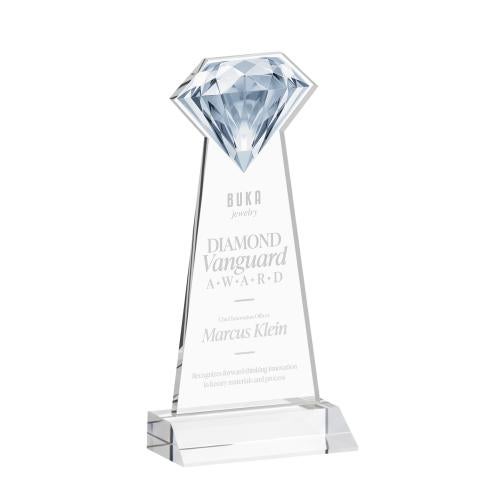 Corporate Awards - Crystal Awards - Gemstone Clear Crystal Award