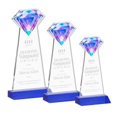 Gemstone Blue Crystal Award - Crystal Awards