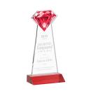Gemstone Red Crystal Award
