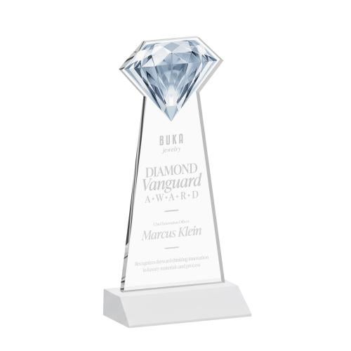 Corporate Awards - Crystal Awards - Gemstone White Crystal Award
