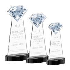 Gemstone Black on Alberton Base Crystal Award - Newest Additions