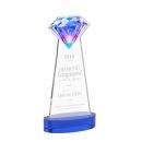 Gemstone Blue on Alberton Base Crystal Award