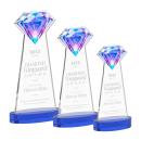 Gemstone Blue on Alberton Base Crystal Award
