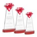 Gemstone Red on Alberton Base Crystal Award