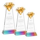 Gemstone Prismatic on Hartford Base Crystal Award