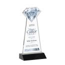 Gemstone Full Color Black Crystal Award