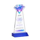 Gemstone Full Color Blue Crystal Award