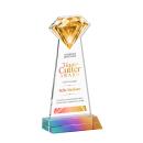 Gemstone Full Color Prismatic Crystal Award