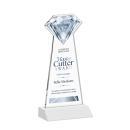 Gemstone Full Color White Crystal Award