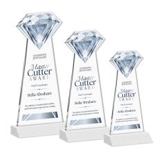 Gemstone Full Color White Crystal Award - Newest Additions