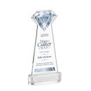 Gemstone Full Color Clear on Alberton Base Crystal Award