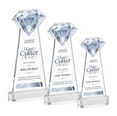 Gemstone Full Color Clear on Alberton Base Crystal Award - Newest Additions