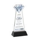 Gemstone Full Color Black on Hartford Base Crystal Award