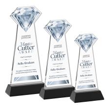 Gemstone Full Color Black on Hartford Base Crystal Award - Newest Additions