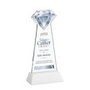Gemstone Full Color White on Hartford Base Crystal Award