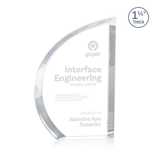 Corporate Awards - Crystal Awards - Fenworth Sail Crystal Award