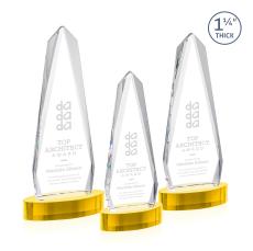 Cheswick Gold on Alberton Base Obelisk Crystal Award - Newest Additions
