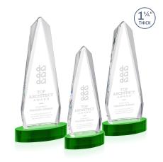 Cheswick Green on Alberton Base Obelisk Crystal Award - Newest Additions