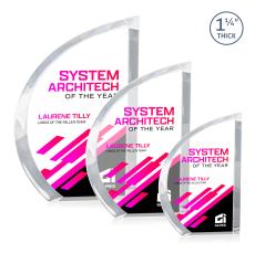 Fenworth Full Color Sail Crystal Award - Crystal Awards