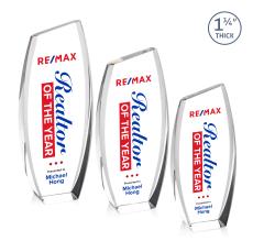 Colorado Full Color Clear Peak Crystal Award - Crystal Awards