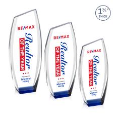 Colorado Full Color Blue Peak Crystal Award - Crystal Awards