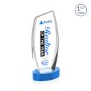 Colorado Full Color Sky Blue on Base Peak Crystal Award